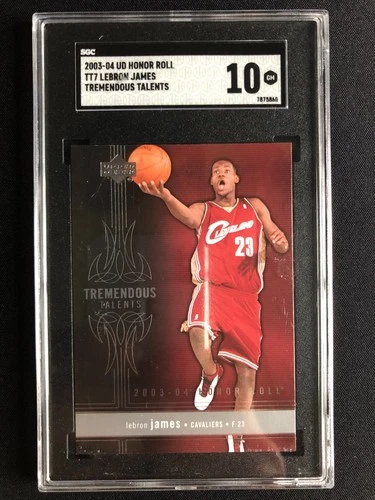 2003-04 Upper Deck Honor Roll Tremendous Talents #TT7 LeBron James SGC 10