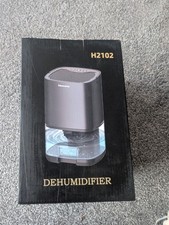 Dehumidifier for Home 35OZ Small LED Lights White H2102 Mini Portable Bnib (S18)