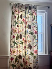 Custom DRAPES Garden Floral Butterfly Pinch P...