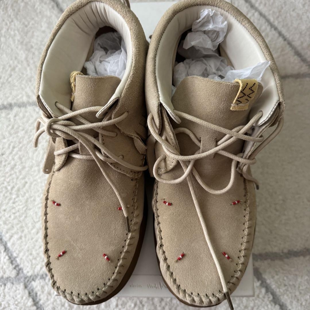 Men 8.5US Visvim Fbt Shaman-Folk Sand 8.5 Limited Edition Rare