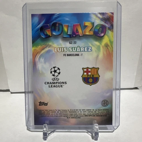 2024-25 Topps Chrome 欧足联俱乐部比赛 - Golazo Luis Suarez #GZ-22 - 第 2 张/共 2 张