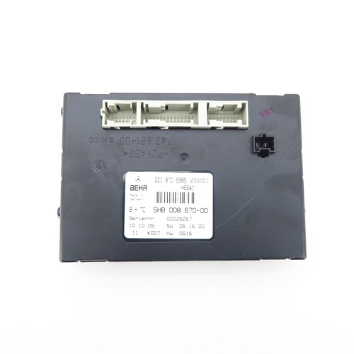 Steuergerät Gebläse Mercedes S-Klasse W221 A2218705985 119044 km