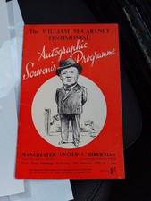 Hibernian v Manchester United (William McCartney Testimonial) 1948/1949 Hibs (36