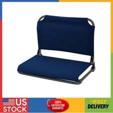 Ozark Trail Stadium Seat Navy Blue Portable Bleacher Cushion Chair