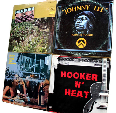 John Lee Hooker Vinyl Record Lot of 4 LP Albums / Vintage 