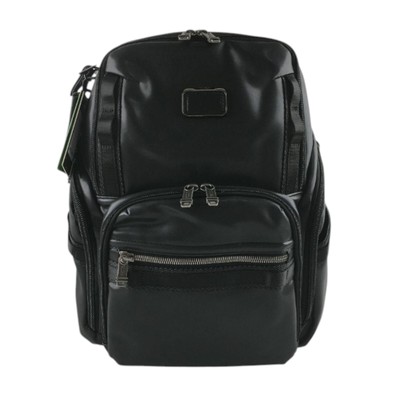 TUMI Alpha Bravo Search Rucksack Leder Schwarz Herren Business Sport Reisetasche