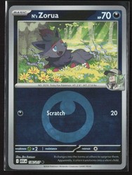 N's Zorua 136/217 Ascended Heroes Reverse Holo