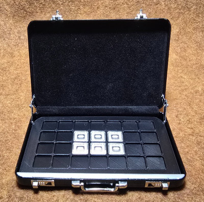 1g Geiger Fractional Bullion Bar Mini Briefcase Gold/Silver Bullion Storage