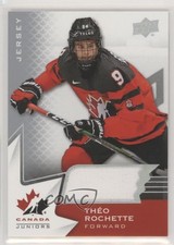 2020-21 Upper Deck Team Canada Juniors Hlinka Jerseys Theo Rochette #2 9b4