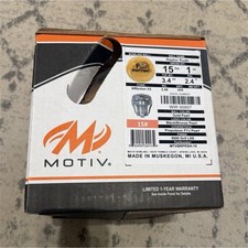 New Undrilled Motiv Raptor Rush 15 lb Bowling Ball Gold Pearl Propulsion