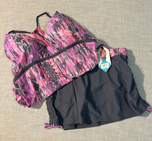 Ensemble 2 Pièces St. Tropez Pour Fille – Tankini/bikini Rose – Taille 10 – Neuf