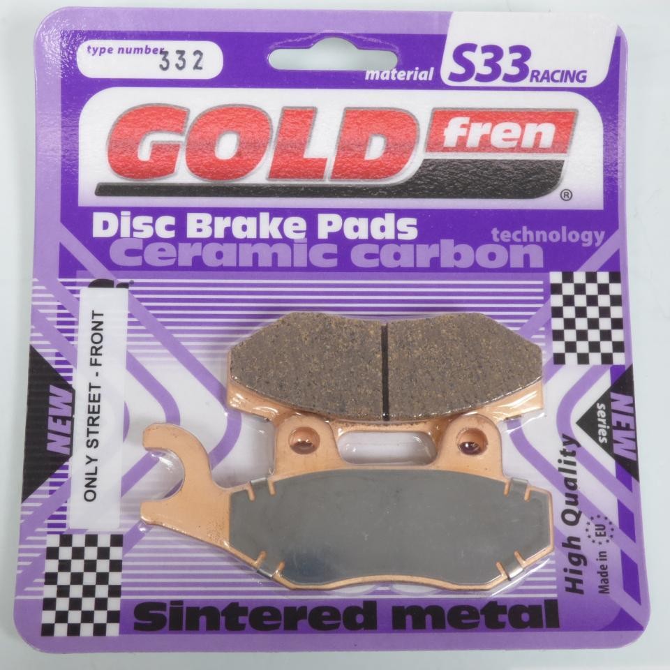Plaquette de frein Gold Fren pour supprimer les sifflements sur la moto Ajs 250 NKT 2