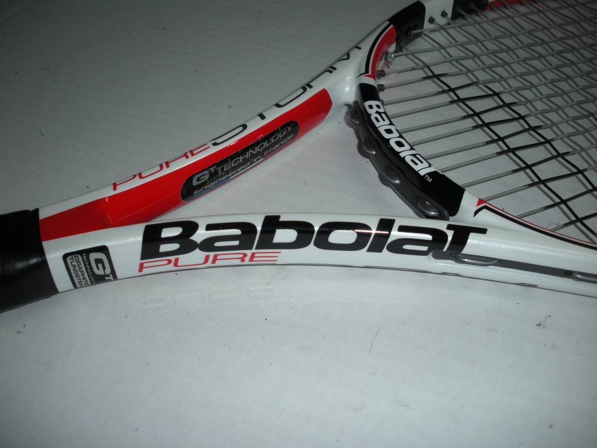 BABOLAT PURE STORM GT 98 TENNIS RACQUET 4 1/2 (NEW STRINGS) | eBay