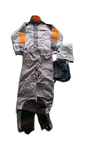 Harley-Davidson Men’s Size L Riding Gear Reflective Rain Suit Jacket & Pants