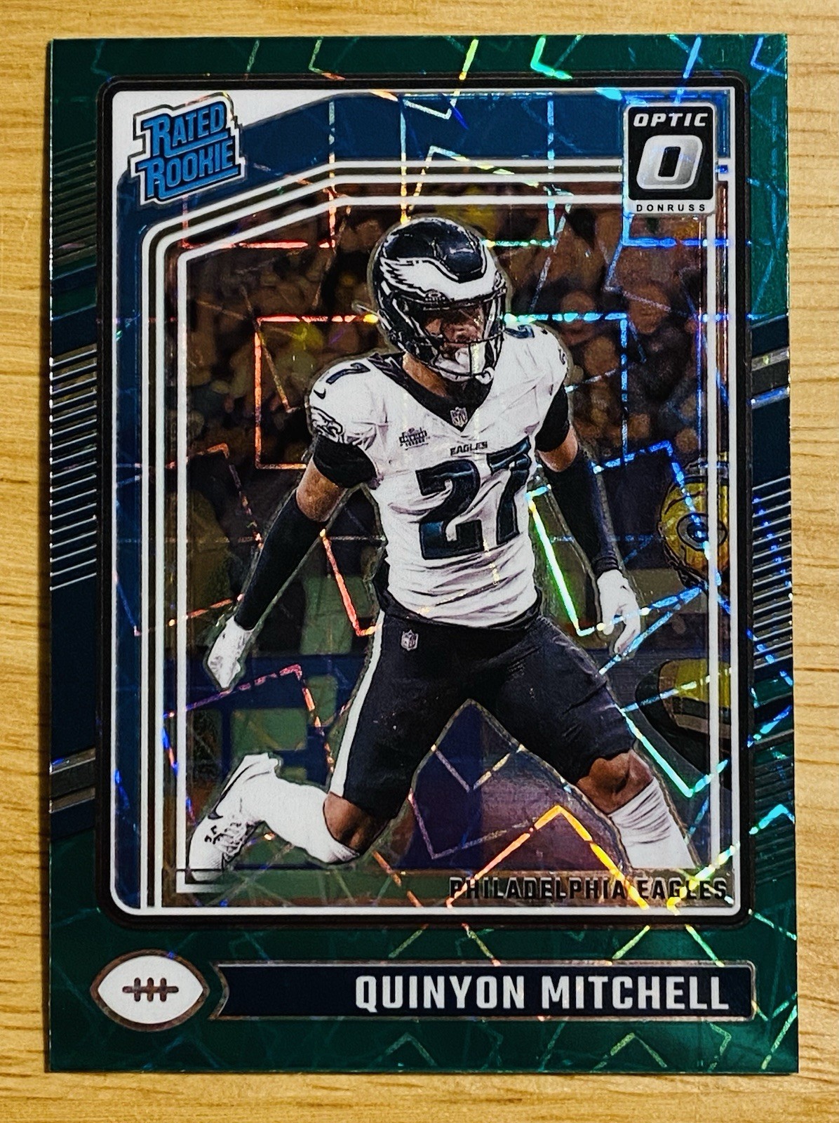 2024 Donruss Optic QUINYON MITCHELL Green Velocity Prizm Rated Rookie #282 RC