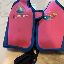 Giacca da bagno Swimbest UK per bambini - rosa/blu - sicurezza e comfort - da 16 a 30 mesi