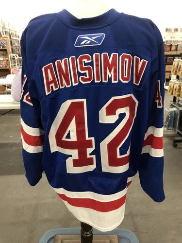ARTEM ANISIMOV Game Worn New York Rangers Jersey 1st NHL Goal Meigray CoA