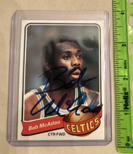 1979 - 1980 Topps Card #75 Bob McAdoo Boston Celtics Auto Signed No COA