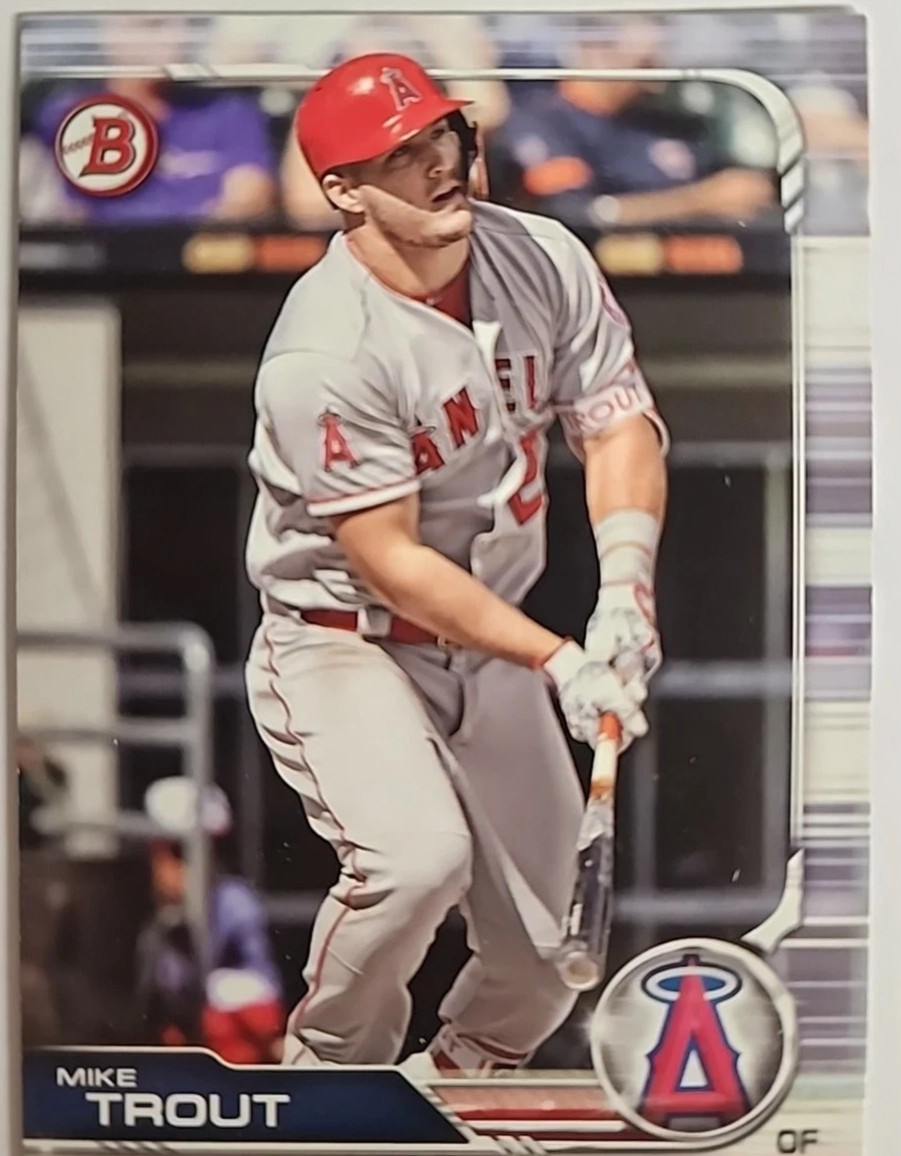 2019 Bowman Mike Trout #1 Los Angeles Angels