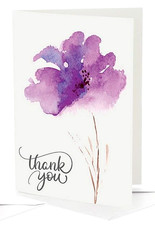 Thank You Card w/ Envelope Bilinny Stems Collection 4"x5.75" Floral 2
