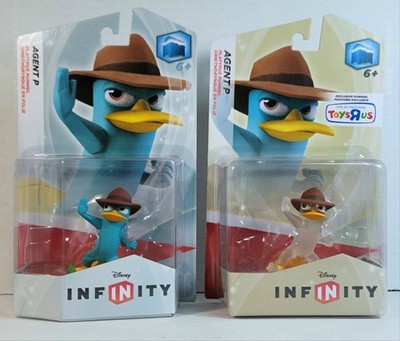 Disney Infinity 1.0 Agent P Platypus Pummel & Crystal Perry TRU Figures SEALED!