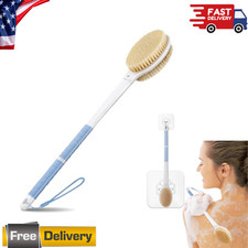 20.5 Back Bath Brush Long Handle for Shower for Elderlymen and Womenback Scrubb.