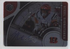 2022 Elements Steel Signatures 2023 Plates & Update Sam Hubbard Patch Auto 00ht