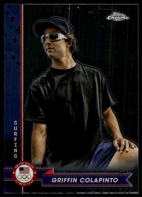 2024 Topps Chrome U.S. Olympics & Paralympic Hopefuls #88 Griffin Colapinto