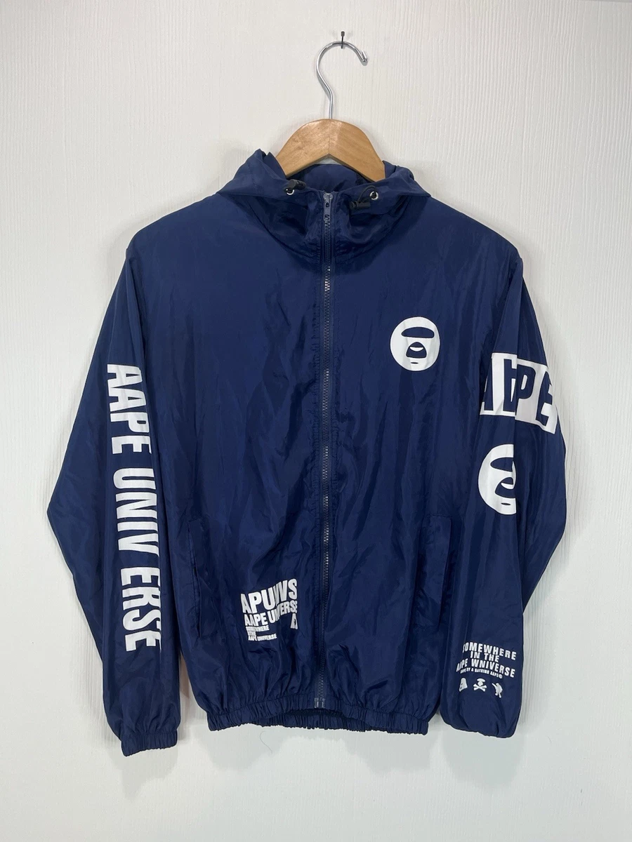 A Bathing Ape Nylon Outer Shell Blue Coats, Jackets & Vests for