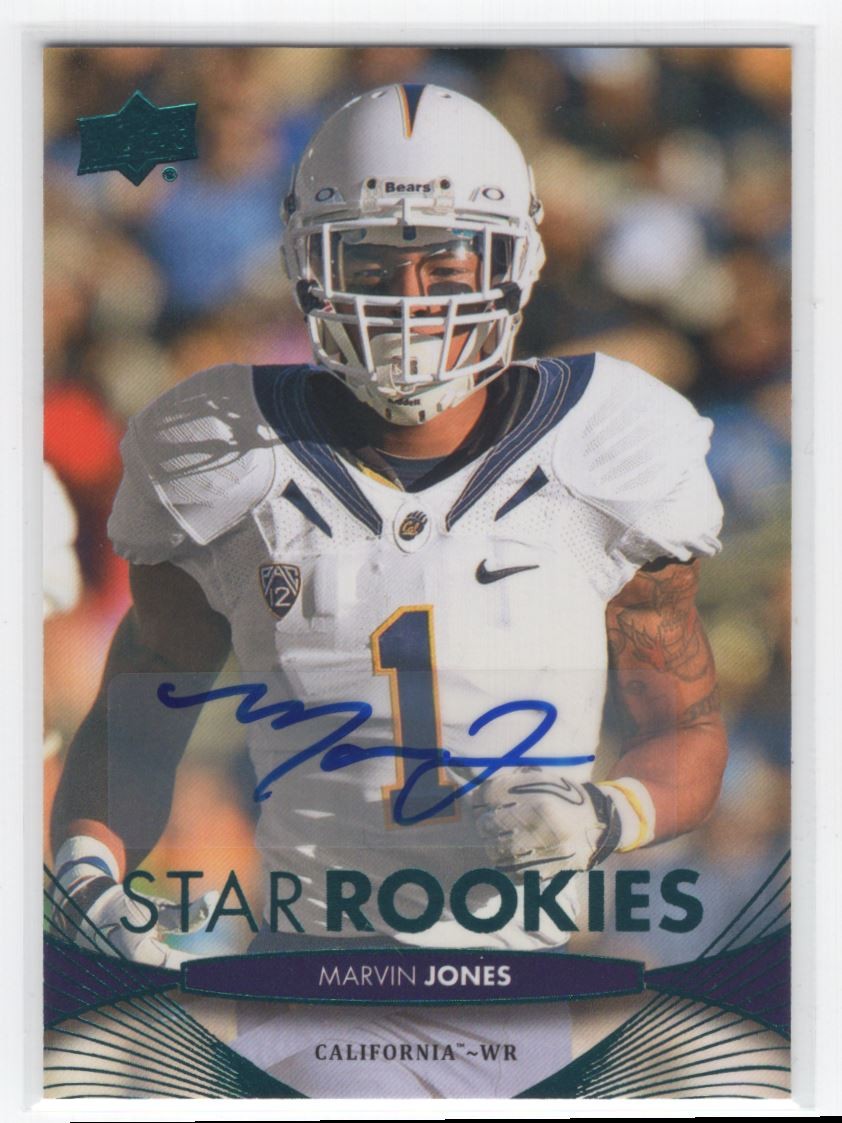 Marvin Jones Upper Deck #197 Autograph