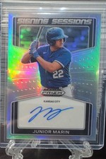 2022 Panini Prizm Draft Picks - Signing Sessions Junior Marin #SS-JM (AU, RC)