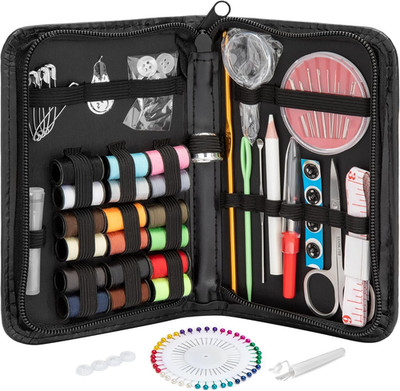 Sewing Kit Basic,Needle and Thread Kit,Travel Small Sewing Machine Supplies for