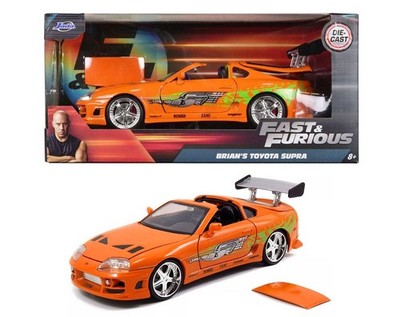 Jada Fast & Furious Brian's Toyota Supra 1:24 Modellauto Neu OVP