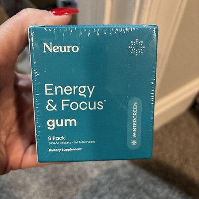 NeuroGum Energy Caffeine  (54 Pieces) - Sugar Free with L-theanine + Caffeine