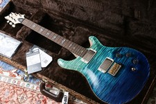 PRS USA Paul Reed Smith DGT David Grissom Signature Wood Library "Blue Fade"