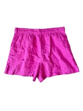 Boden Hot Link Linen Shorts Size 10