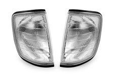 Mercedes E Class Front Indicator Set W124 85-95 Clear Repeaters Pair Left Right