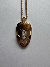 BVLGARI Serpenti 18K Rose Gold Rubellite Diam...