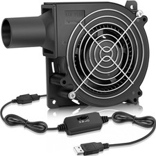 GDSTIME 120mm USB Blower Fan with Speed Control Small 5V DC Brushless