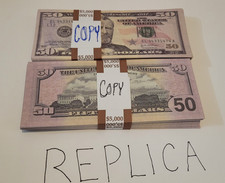 Best Replica NEW 50 Stack 100 Bills /REPLICA/ NOVELTY PURPOSES ONLY
