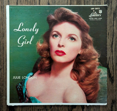 Julie London - Lonely Girl LP London Records LRP 3012 vinyl jazz