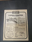 Star Wars 1983 Battle Damage X-Wing Fighter Original Kenner Instructions ROTJ
