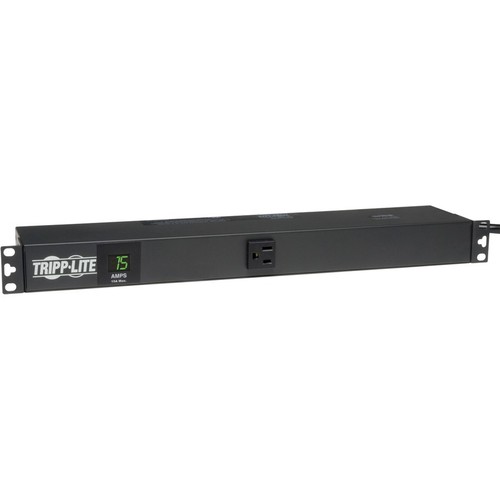 Tripp Lite PDU Metered 120V 15A 5-15R 13 Outlet 5-15P Horizontal 1URM (PDUMH15) - Picture 6 of 7