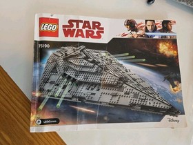LEGO Star Wars 1st Order Star Destroyer 75190 1 Piece Subbed To Complete W/Instr