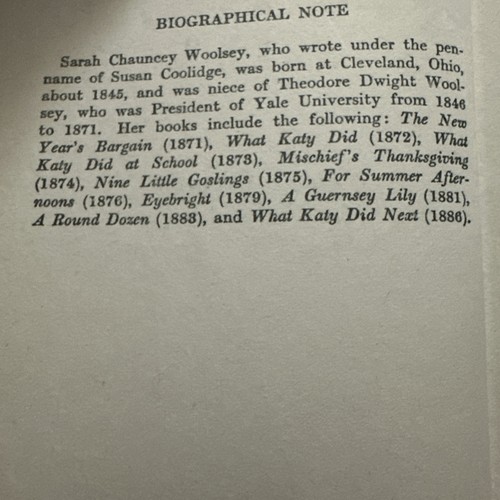 What Katy Did Next But Susan Coolidge Historical 1800’s Novel London England - Picture 2 of 4