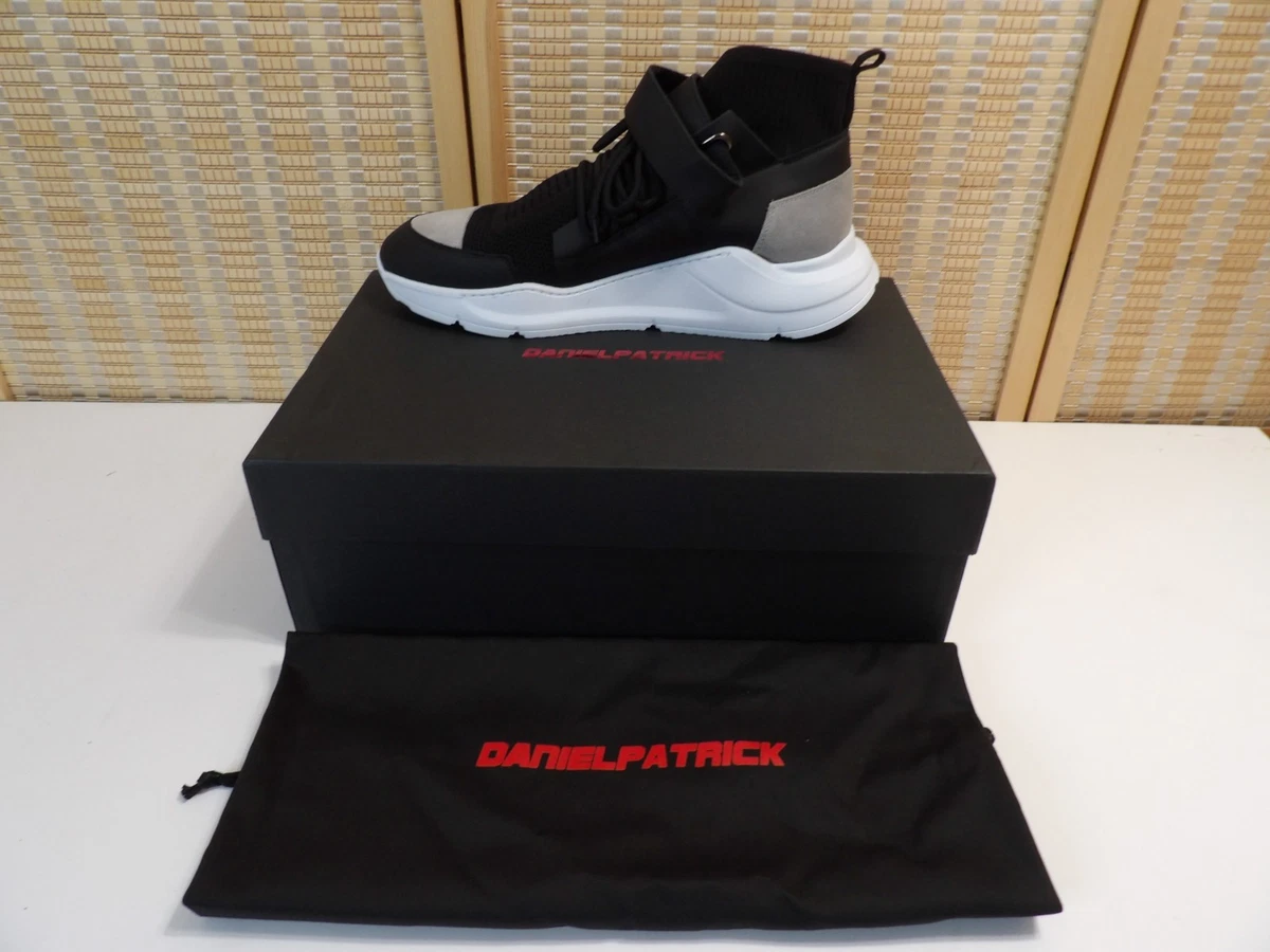 DANIEL PATRICK Size 43 10  Men\'s High Top Black Leather Shoes Designer Worn once Nike is set to release a new version of the iconic Air Force  main image 2