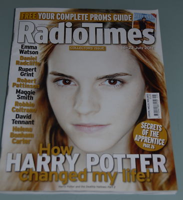 Radio Times,HARRY POTTER,Emma Watson,Robert Pattinson,David Tennant,Maggie Smith