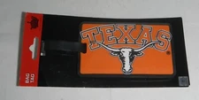 University of Texas UT Longhorns Luggage Tag Travel Bag ID Golf Tag
