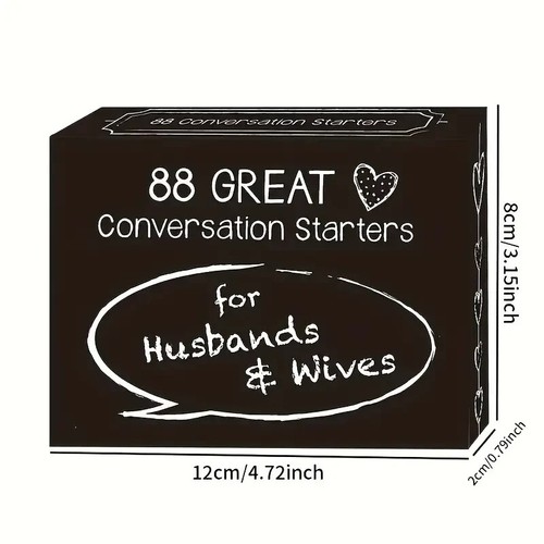 Couples Dialogue Game – 88 Conversation Starter Cards, Creative Gift for Holiday - Picture 2 of 6
