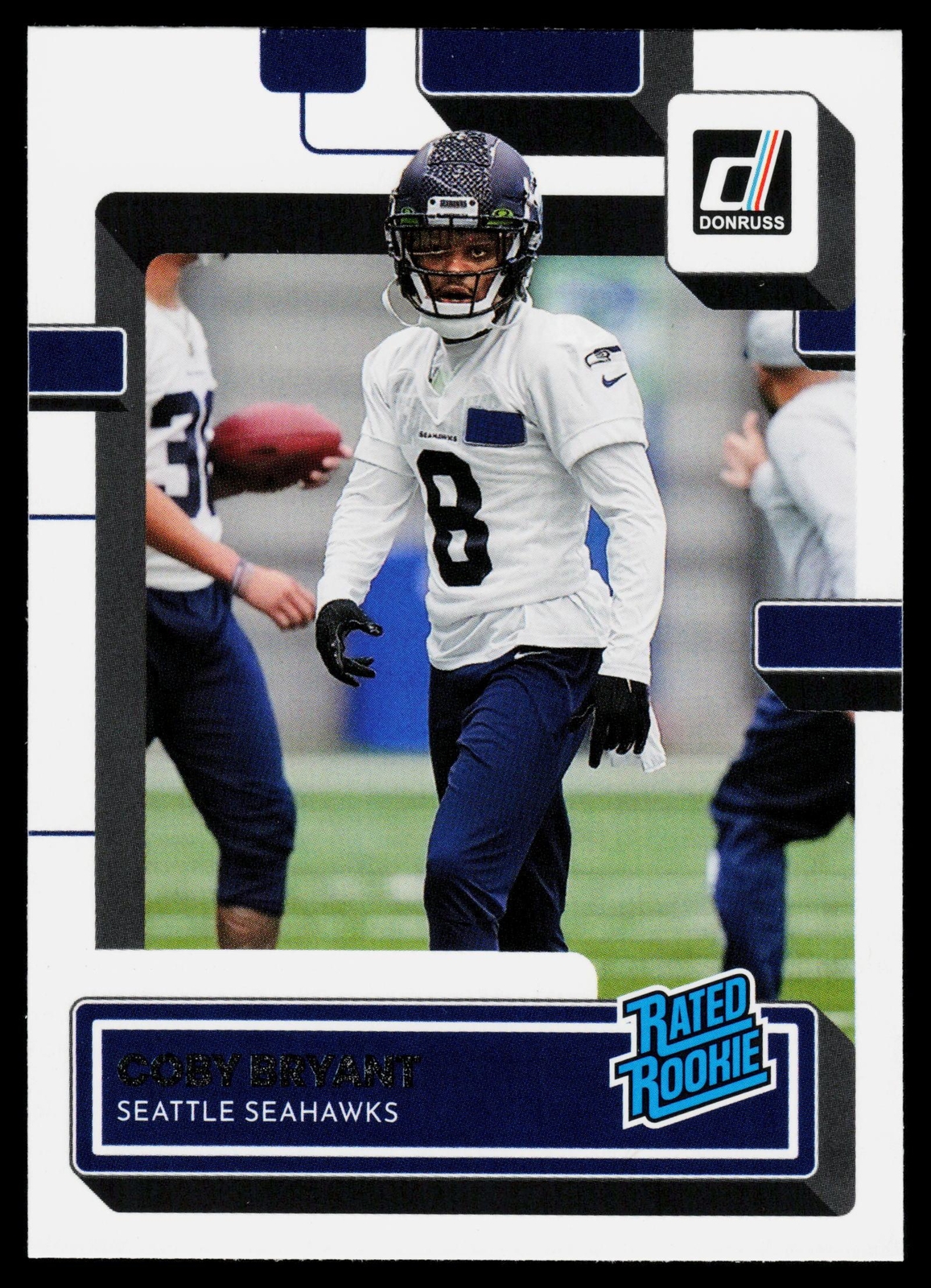 Coby Bryant Rookie 2022 Donruss Rated Rookie RC Seattle Seahawks No.394